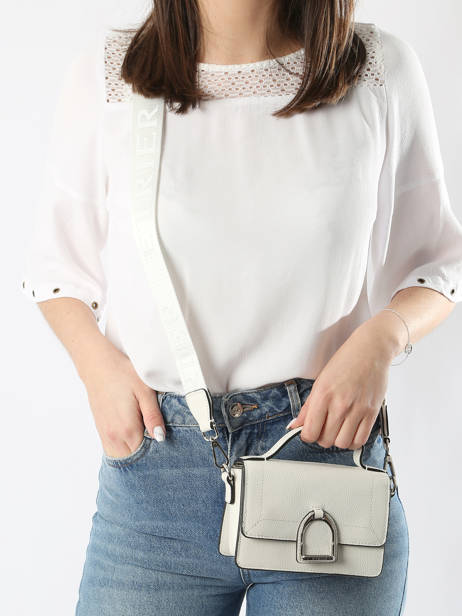 Cross Body Tas Xs Altesse Leder Etrier Wit altesse EALT048X ander zicht 1